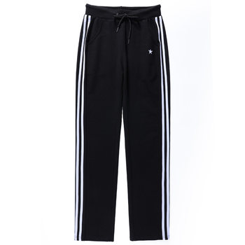 Straight double bar casual pants cotton sweatpants sports pants