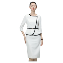 Xiangchunniao high-end professional suit womens spring and summer three-quarter sleeve workwear suit skirt temperament commuting work clothes formal wear
