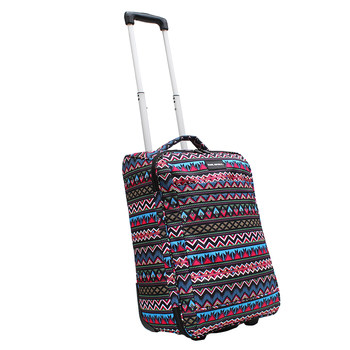 Travel bag oxford textile foldable korean style waterproof trolley