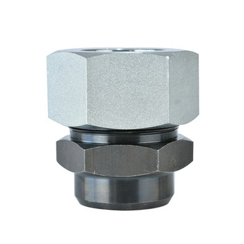 External threaded 24-degree sealed card socket joint