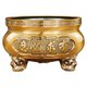 Three-legged incense burner for incense indoor household dedicated to the God of Wealth, new Chinese style god-worshipping supplies and utensils