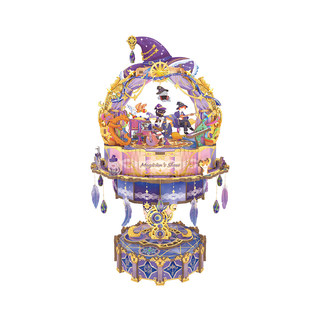 Tongqu magician's performance assembling music box girl