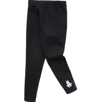Balabala girls leggings plus velvet winter thick childrens elastic trousers baby pants childrens childrens clothing versatile