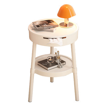 Sofa side table cabinet storage rack living room small tea table