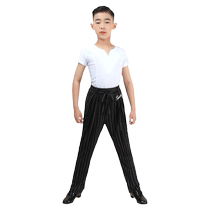 Latin dance clothing set for children boys summer practice clothes tops and pants boys boys mens styles