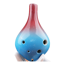 Daoyun Ocarina 6-hole beginner entry-level childrens student alto C-key gradient color 12-hole flute adult professional Tao Xun