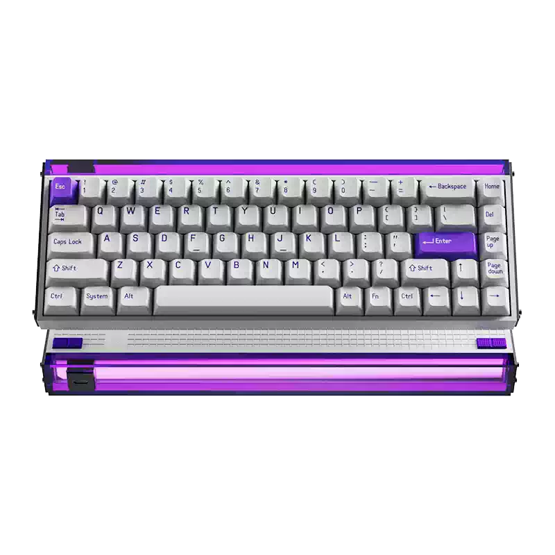磁軸機械鍵盤遊戲用RGB設計65%尺寸有線Type-C 全鍵熱插拔-Taobao-Tmall