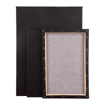 Yiduo black oil painting frame acrylic blank canvas solid wood inner frame beginner hand-painted graffiti canvas framed texture frame pure cotton canvas frame oil painting frame large size custom wholesale