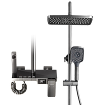 卡贝卫浴淋浴器花洒套装浴室增压淋雨家用卫生间沐浴洗澡置物喷头