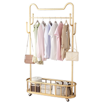 Вешалка для одежды Xingyou напольная вешалка для одежды для спальни съемная на колесиках для дома в гостиной легкая роскошная сушилка для одежды простая вешалка для одежды