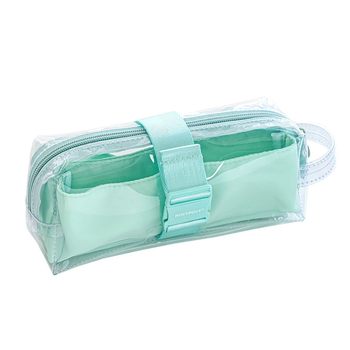 Transparent pencil bag large capacity student female ins