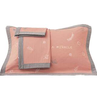 全棉纱布枕巾垫一对装家用纯棉枕头巾防头油垫巾2025新款棉纱盖巾