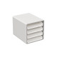 Drawer type office workstation a4 file organizer