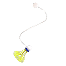 Badminton single training device indoor childrens self-swinging luminous automatic rebound ball practice artifact