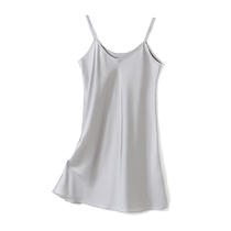 Catman Ice Silk Nightgown Summer Womens 2024 New Sling Sexy Pajamas Pure Desire Womens Simulated Silk Home Clothes