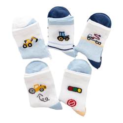 Children's Socks Summer Thin Breathable Boys Cartoon Mesh Socks Boys Newborn Baby Spring and Autumn Baby Socks