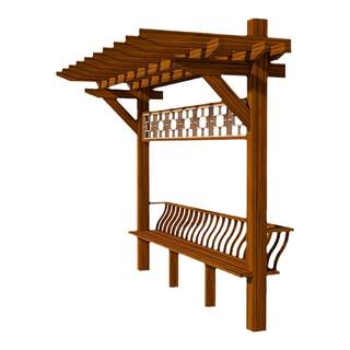 Anticorrosive wood single-arm grape rack factory direct sales