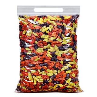 New arrival three-color raisins red xiangfei xinjiang large particles no-wash turpan baked commercial dried raisins seedless