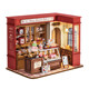 Rolife Ruolei dessert shop DIY small house handmade small house wooden assembled model building block birthday gift for women