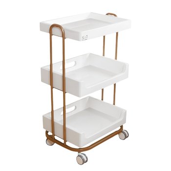 High-end tattoo storage three-layer storage rack beauty car
