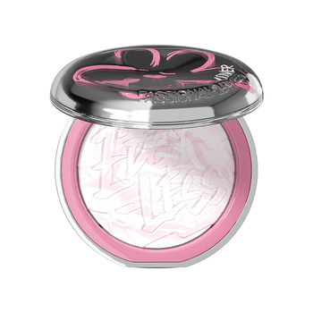 Pl water wave blue honey powder graffiti marble powder mixed skin makeup oil control makeup ຕິດທົນດົນ