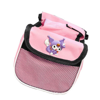 自行车前梁包骑行置物包可爱卡通山地公路车上管网格双挂包大容量