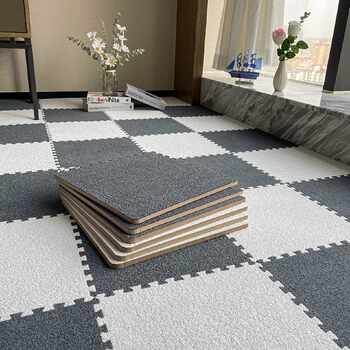 Room carpet, bedroom bedside blanket, can sit, sleep and fall, household floor mat, full spread, girl's living room splicing floor mat