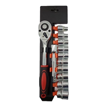 Dafei ratchet wrench 1 2 short socket blue belt auto repair tool set 12-piece set repair wrench