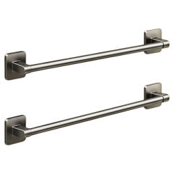 Bathroom Towel Rack, No-Drill Wall-Mounted Storage Rack, Single-Bar Towel Holder for Toilet and Washroom