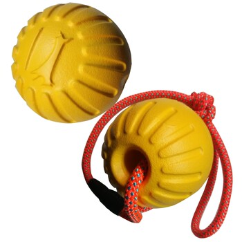 Yellow ball pet toy supplies dog bite can't break training dog ball grinding teeth resistant ball space ball circuit ball elastic ball