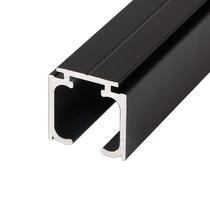 Sliding door buffer hanging rail kitchen wooden door glass door hanging sliding door guide rail two-way damping rail slide rail accessories