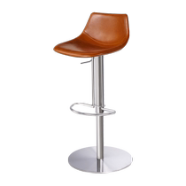 Italian minimalist bar chair light luxury household high stool lift rotating bar stool modern simple bar chair 7128