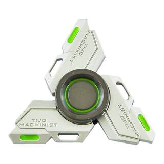 Colorful metal luminous fingertip spinner decompression tool for men