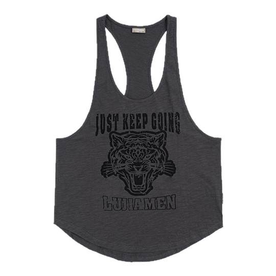 Спортивный жилет Lujiamen с разноцветным принтом