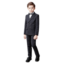 Luo Meng childrens suit handsome British flower girl dress boys suit big boys piano performance suit