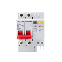 Delixi leakage protection switch 63a circuit breaker 2p air open D type leakage protection 3p32a protector household 220v