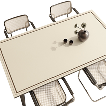 Food grade silicone table mat tablecloth no-wash waterproof and oil-proof table mat rectangular dining table mat living room coffee table mat