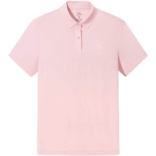 安踏速干polo衫正肩短袖女士夏季新款透气网球羽毛球翻领t恤上衣