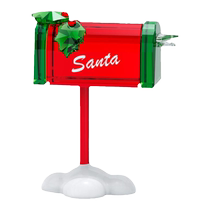 (Chinese Valentines Day gift) Swarovski Holiday Cheers Christmas mailbox ornaments collection
