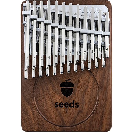 果实拇指琴哥伦布24音卡林巴17音21音seeds板式kalimba手指琴乐器