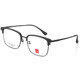 Rei Kawakubo half-frame eyebrow frame titanium alloy glasses for men