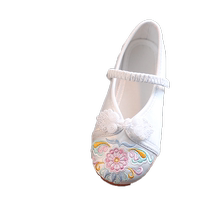 Hanfu Shoes Girl Spring Осенняя Вышивка Туфли Китайская China Wind Old Beijing Children Children Th