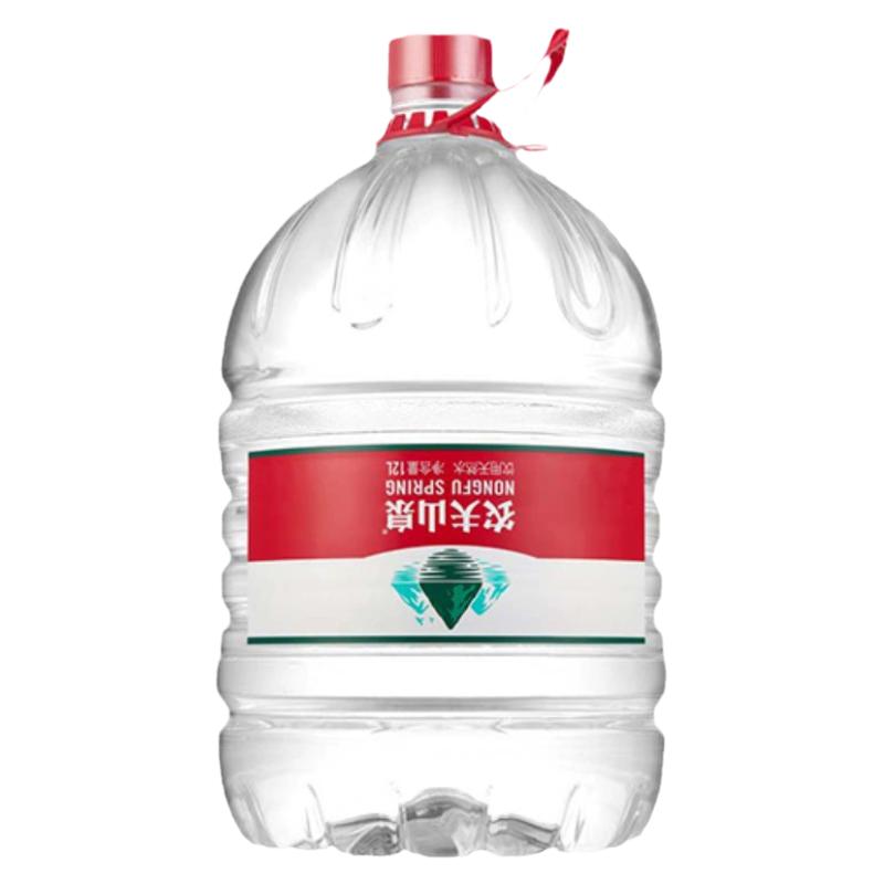 Nongfushangquan 12L*10 barrel full box batch special price large bottle barrel 12.9 liter drinking water without handle mineral water
