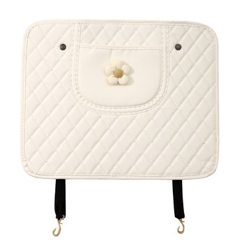 Automobile rear seat anti-kick pads