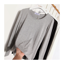Pregnant womens bottoming shirts spring and summer thin tops pregnant womens autumn wear nursing pajamas autumn clothes T-shirts small tops for women to wear outside during pregnancy