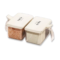 Youqin seasoning box household kitchen seasoning jar combination set one-piece multi-grid salt MSG seasoning bottle