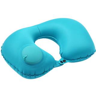 Foldable Inflatable U-shaped Pillow Travel Portable Neck Protector Pillow Press Type Travel Sleep Inflatable U Pillow