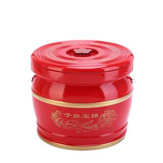 包邮新娘称心如意婚礼纪陪嫁子孙桶三件套结婚庆送礼品实木子生桶