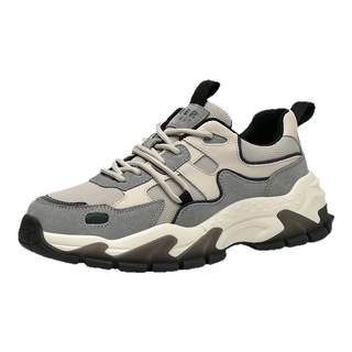 jeep吉普爆款男鞋2025新款秋冬老爹鞋男户外休闲透气运动登山鞋男