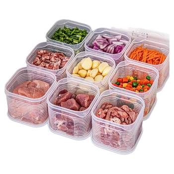Onion, ginger and garlic crisper refrigerator storage box pepper coriander organizer frozen vegetable preparation storage kitchen special food grade